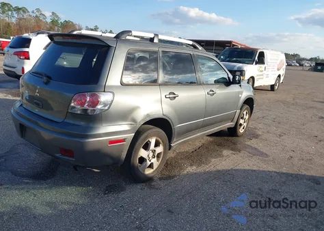 2004 Mitsubishi Outlander Xls from USA, damaged, VIN JA4LX41F34U043372